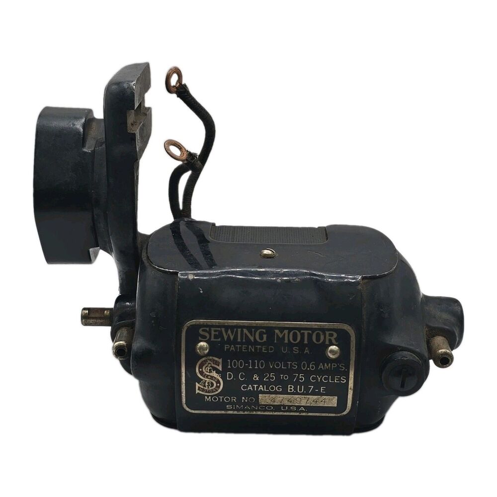 Vintage Singer Sewing Machine Motor BU7-E 100-110V 0.6 AMPS TESTED